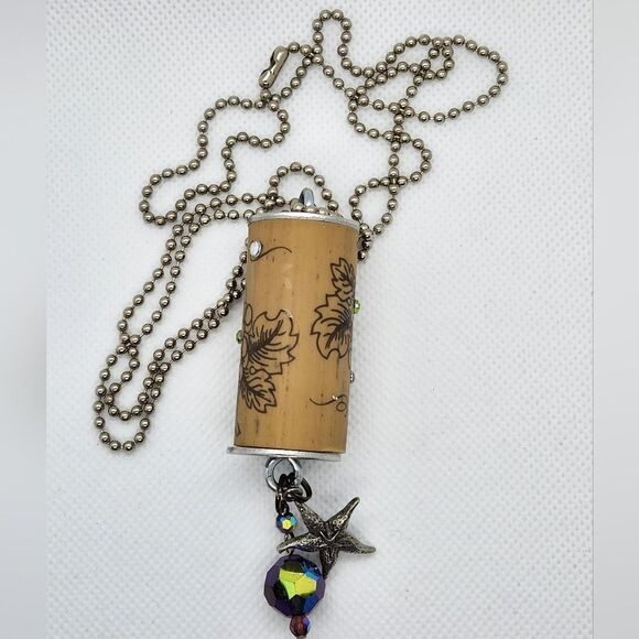 🔺️Wine Cork & Starfish Charm Necklace - Picture 1 of 6